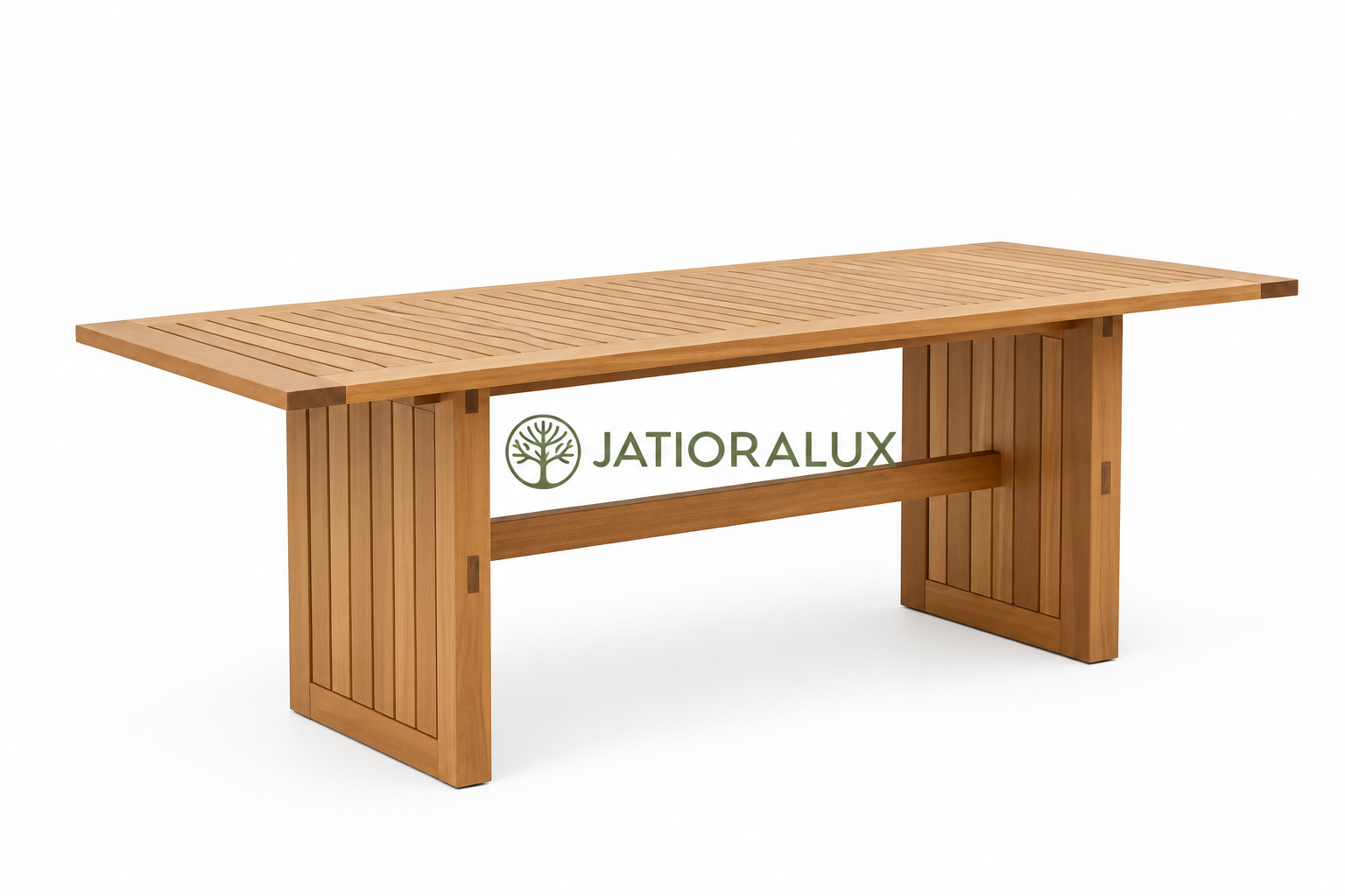 Solid Trestle Dining Table - Code 003